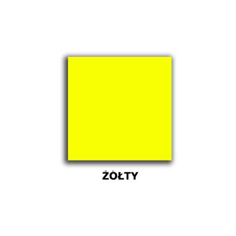 Etykieta samoprzylepna A4 1szt Fluo Żółta - 2